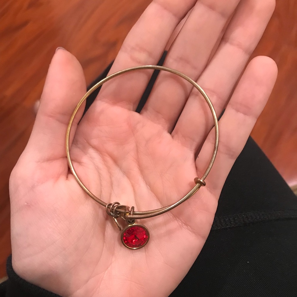 Ruby Alex and ani stone bracelet